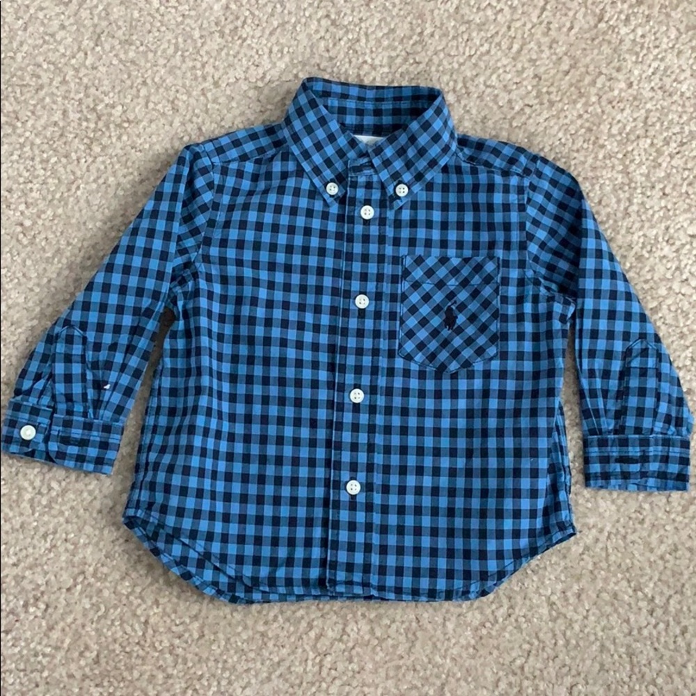 Cutest Ralph Lauren Blue Button Down! 💙